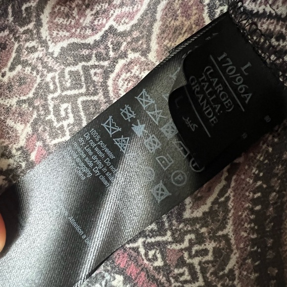 ALL SAINTS Brown Paisley Kimono - Size L - Picture 5 of 5